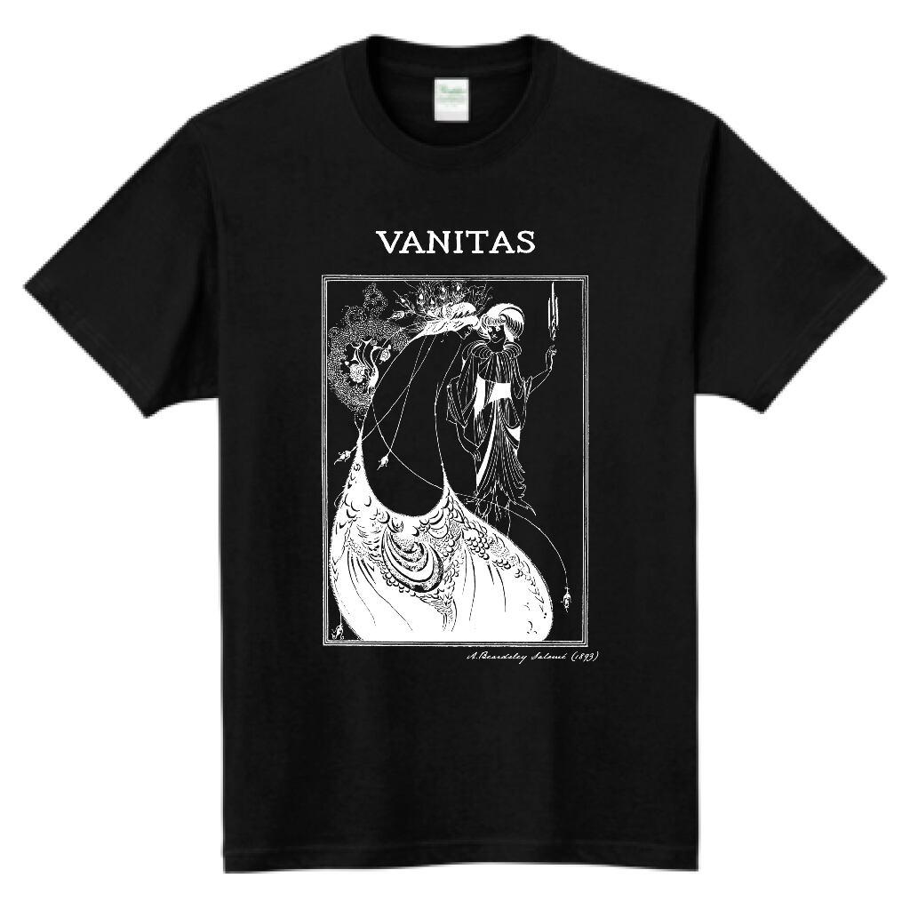 ビアズリー「VANITAS」Tシャツ｜虚栄と空虚｜退廃耽美アートTシャツ